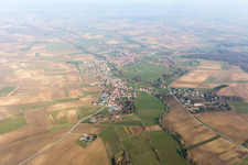 Luftbild von Oberrœdern im Bundesland Bas-Rhin, Frankreich