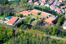 Drohnenaufname von TC77 Jockgrim e.V im Bundesland Rheinland-Pfalz, Deutschland