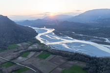 Cimano im Bundesland Friaul-Julisch Venetien, Italien von oben