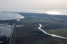 Luftbild von Pantani im Bundesland Friaul-Julisch Venetien, Italien