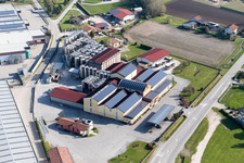 Wein- Hochtanklager von Cantina Rauscedo in Rauscedo in Friuli-Venezia Giulia im Ortsteil Rauscedo-Domanins in San Giorgio della Richinvelda im Bundesland Pordenone, Italien