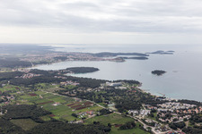 Anita im Bundesland Gespanschaft Istrien, Kroatien von oben