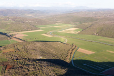 Schrägluftbild von Nova Vas im Bundesland Gespanschaft Istrien, Kroatien