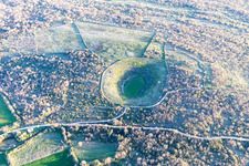 Luftbild von Selina im Bundesland Gespanschaft Istrien, Kroatien