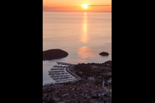 Vrsar im Bundesland Gespanschaft Istrien, Kroatien aus der Luft