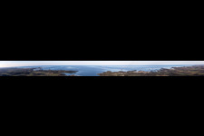 Panorama in Flengi im Bundesland Gespanschaft Istrien, Kroatien