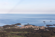 Flengi im Bundesland Gespanschaft Istrien, Kroatien aus der Luft