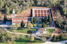 Fuškulin im Bundesland Gespanschaft Istrien, Kroatien von oben