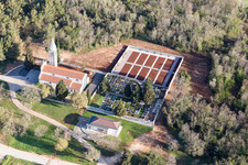 Fuškulin im Bundesland Gespanschaft Istrien, Kroatien aus der Luft