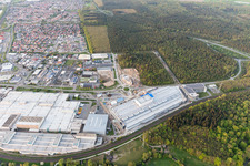Graben-Neudorf, SEW-EURODRIVE GmbH & Co KG im Bundesland Baden-Württemberg, Deutschland von oben gesehen