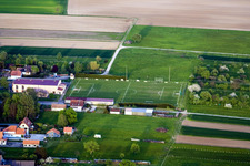 Eschbach im Bundesland Bas-Rhin, Frankreich vom Flugzeug aus