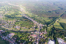 Bitche im Bundesland Moselle, Frankreich aus der Luft