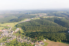 Lemberg im Bundesland Moselle, Frankreich von oben