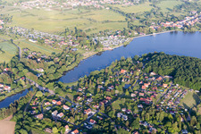 Luftbild von Étang des Marais in Hilsprich im Bundesland Moselle, Frankreich