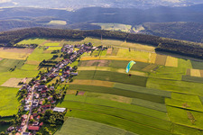 Ortsteil Würzberg in Michelstadt im Bundesland Hessen, Deutschland aus der Luft