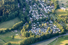 Krumbach, Odenwald-Camping in Limbach im Bundesland Baden-Württemberg, Deutschland aus der Luft