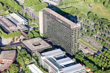 ZDF im Ortsteil Lerchenberg in Mainz im Bundesland Rheinland-Pfalz, Deutschland aus der Luft