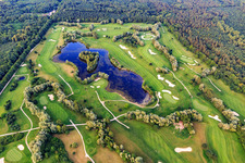 Golfanlage Landgut Dreihof - GOLF absolute von Westen in Essingen im Bundesland Rheinland-Pfalz, Deutschland
