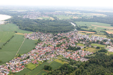 Luftbild von Dalhunden im Bundesland Bas-Rhin, Frankreich