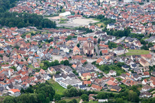Soufflenheim im Bundesland Bas-Rhin, Frankreich von oben