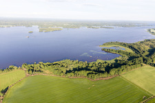Luftbild von Skatelöv im Bundesland Kronoberg, Schweden