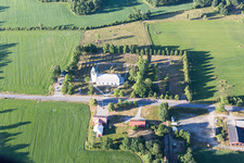 Skatelöv im Bundesland Kronoberg, Schweden von oben
