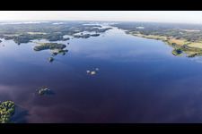 Luftbild von Skäggalösa im Bundesland Kronoberg, Schweden