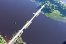 Tvetaryd im Bundesland Kronoberg, Schweden von oben