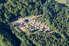 Drohnenaufname von Torne im Bundesland Kronoberg, Schweden