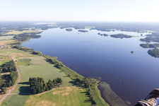 Torne im Bundesland Kronoberg, Schweden von der Drohne aus gesehen