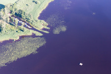 Drohnenaufname von Torne im Bundesland Kronoberg, Schweden