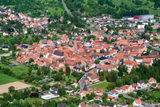 Wœrth im Bundesland Bas-Rhin, Frankreich von oben