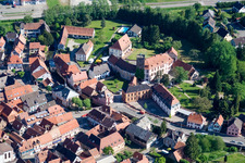 Wœrth im Bundesland Bas-Rhin, Frankreich von oben gesehen