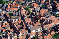 Wœrth im Bundesland Bas-Rhin, Frankreich vom Flugzeug aus