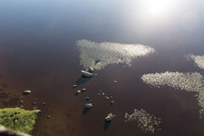 Luftbild von Hunna im Bundesland Kronoberg, Schweden