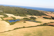 Luftbild von Borre im Bundesland Sjælland, Dänemark