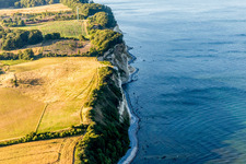 Borre im Bundesland Sjælland, Dänemark von oben