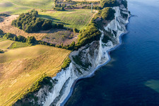 Drohnenaufname von Borre im Bundesland Sjælland, Dänemark