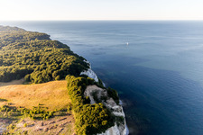Borre im Bundesland Sjælland, Dänemark aus der Luft