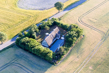 Drohnenaufname von Borre im Bundesland Sjælland, Dänemark