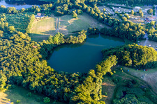Borre (DK), Møns Klint Resort og Camping im Bundesland Sjælland, Dänemark aus der Vogelperspektive