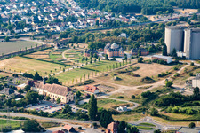 Luftbild von Waghäusel, Eremitage im Bundesland Baden-Württemberg, Deutschland