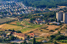 Luftbild von Eremitage Waghäusel im Bundesland Baden-Württemberg, Deutschland