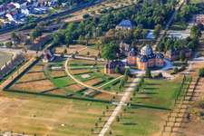 Eremitage Waghäusel im Bundesland Baden-Württemberg, Deutschland von oben