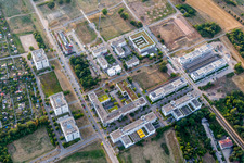 Luftaufnahme von Technologiepark Karlsruhe im Ortsteil Rintheim im Bundesland Baden-Württemberg, Deutschland