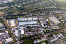 Knielingen, Siemens in Karlsruhe im Bundesland Baden-Württemberg, Deutschland