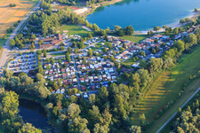 Camping Park Rastatter Freizeitparadies am See im Ortsteil Plittersdorf im Bundesland Baden-Württemberg, Deutschland