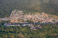Luftbild von Waldprechtsweier aus Westen in Malsch im Bundesland Baden-Württemberg, Deutschland