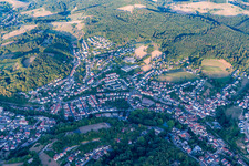 Schrägluftbild von Birkenau im Bundesland Hessen, Deutschland