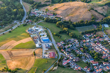 Industriegebiet Philipp-Reis-Straße im Ortsteil Zotzenbach in Rimbach im Bundesland Hessen, Deutschland